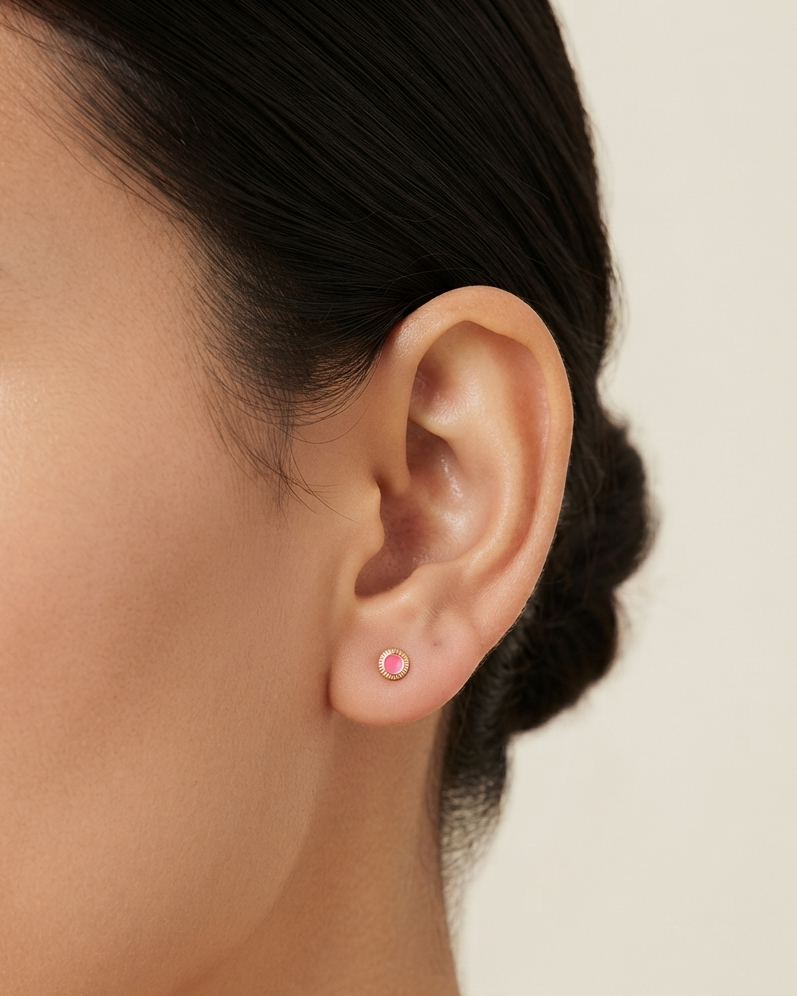 Broquel Circular Rosa