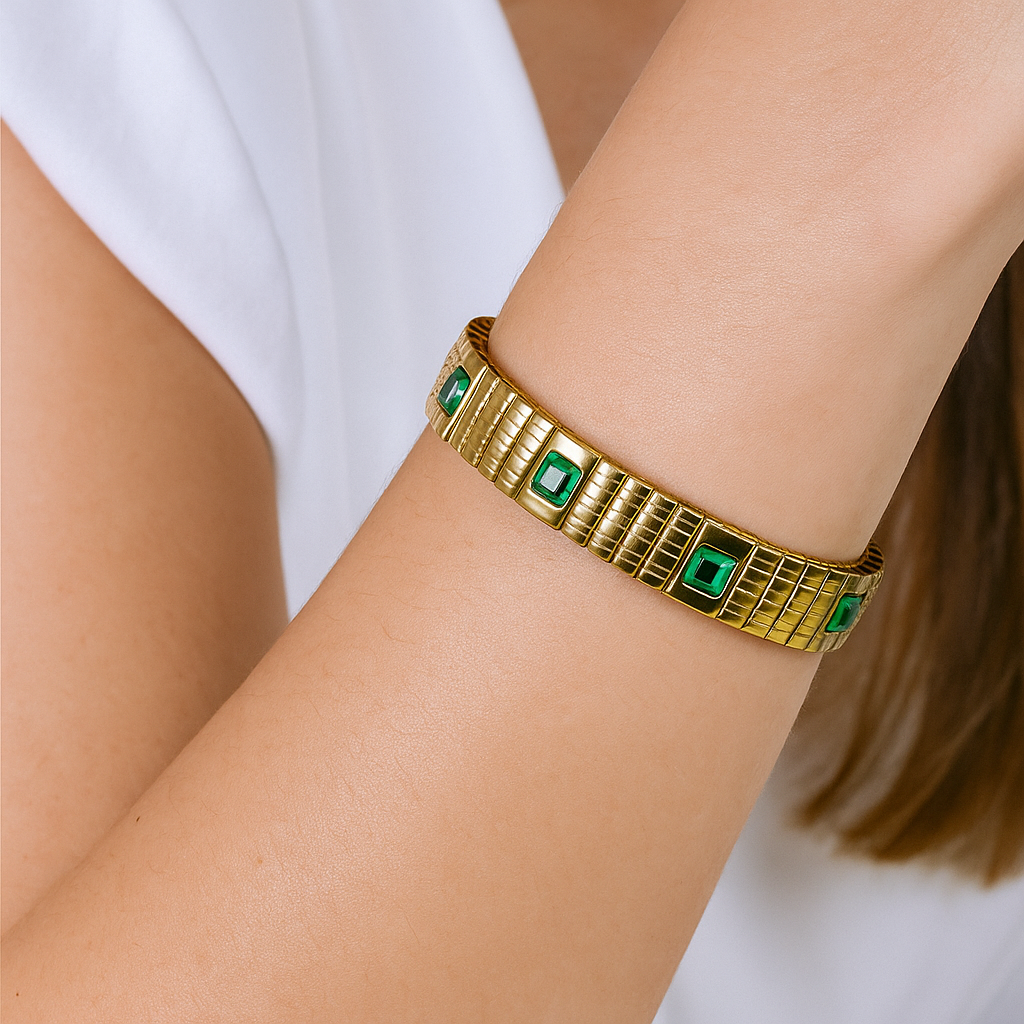 Jade Emerald Bracelet