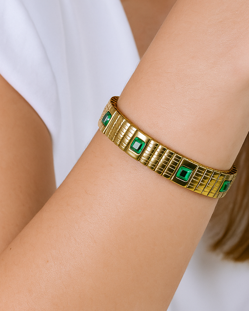 Jade Emerald Bracelet