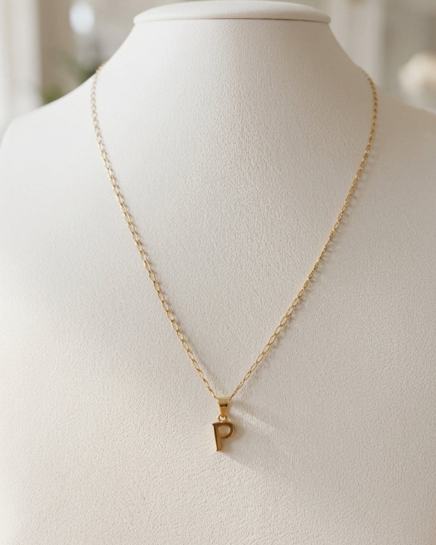 Dije Letra "P" en Oro 10K