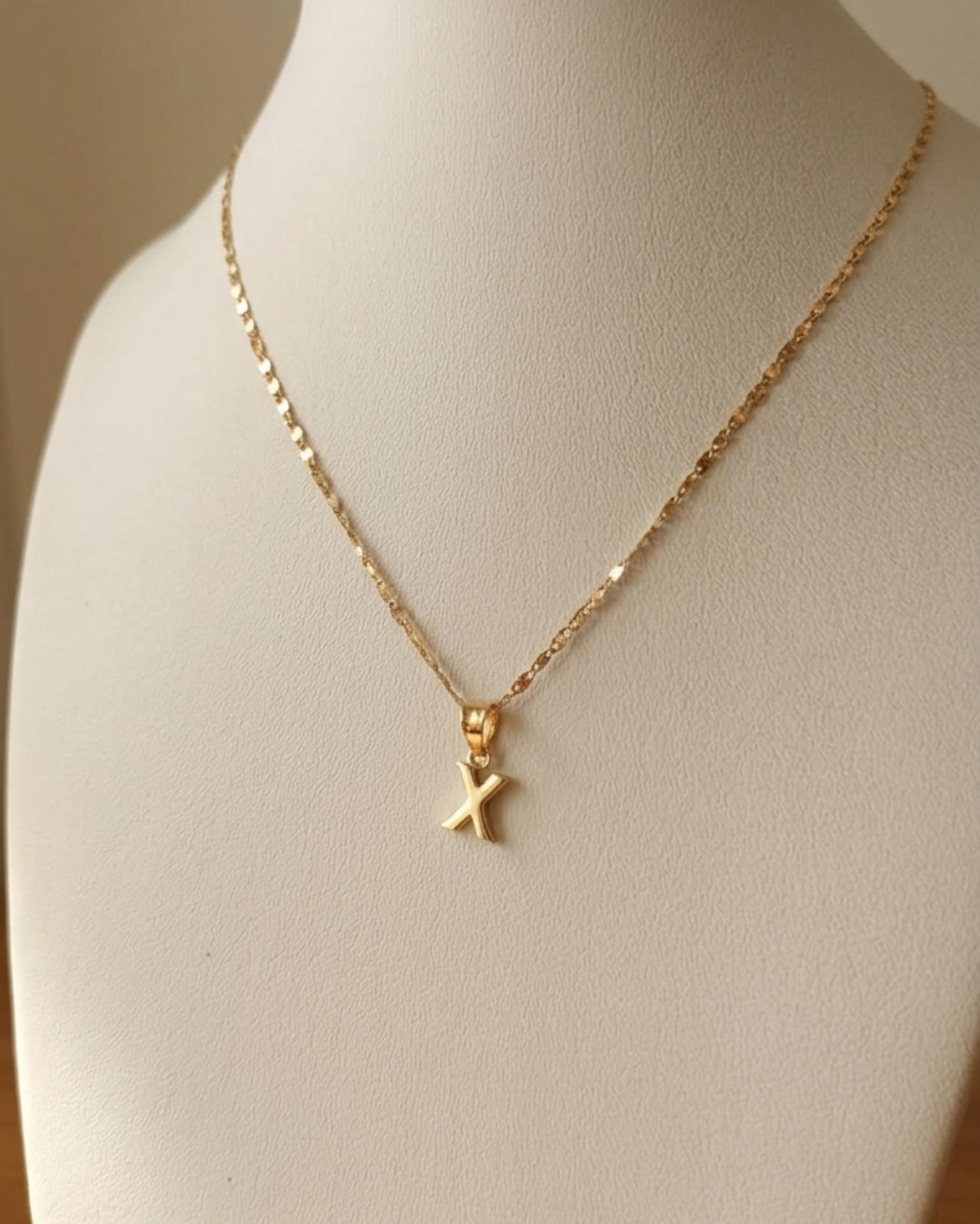 Dije Letra "X" en Oro 10K
