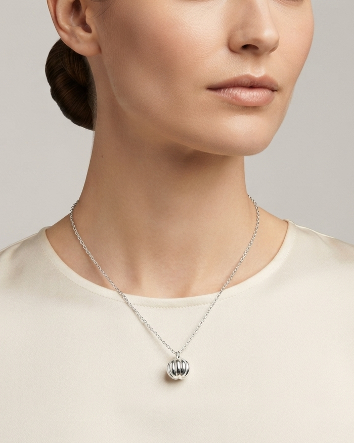 Collar Pumpkin Plateado
