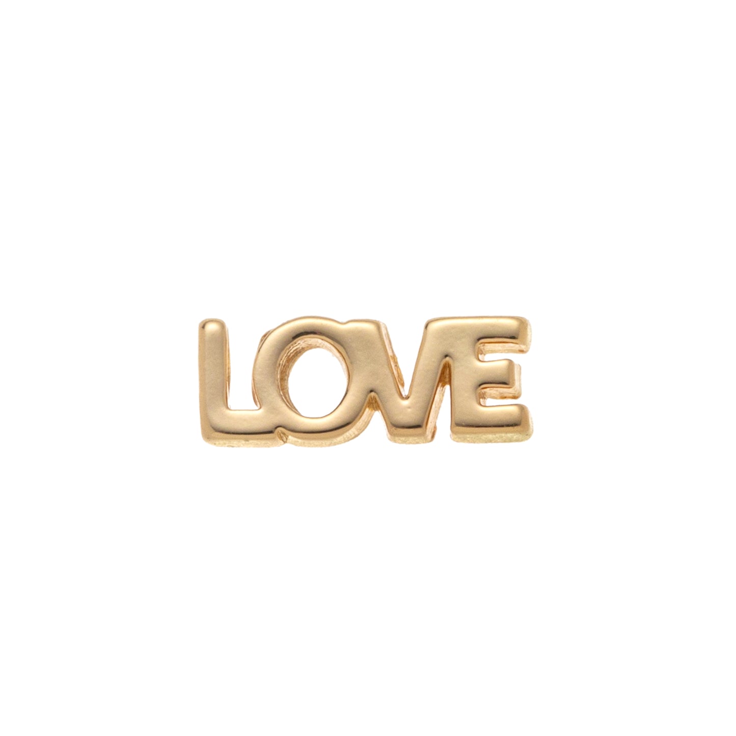 Dije mini, palabra "LOVE" para collar tipo cofre.