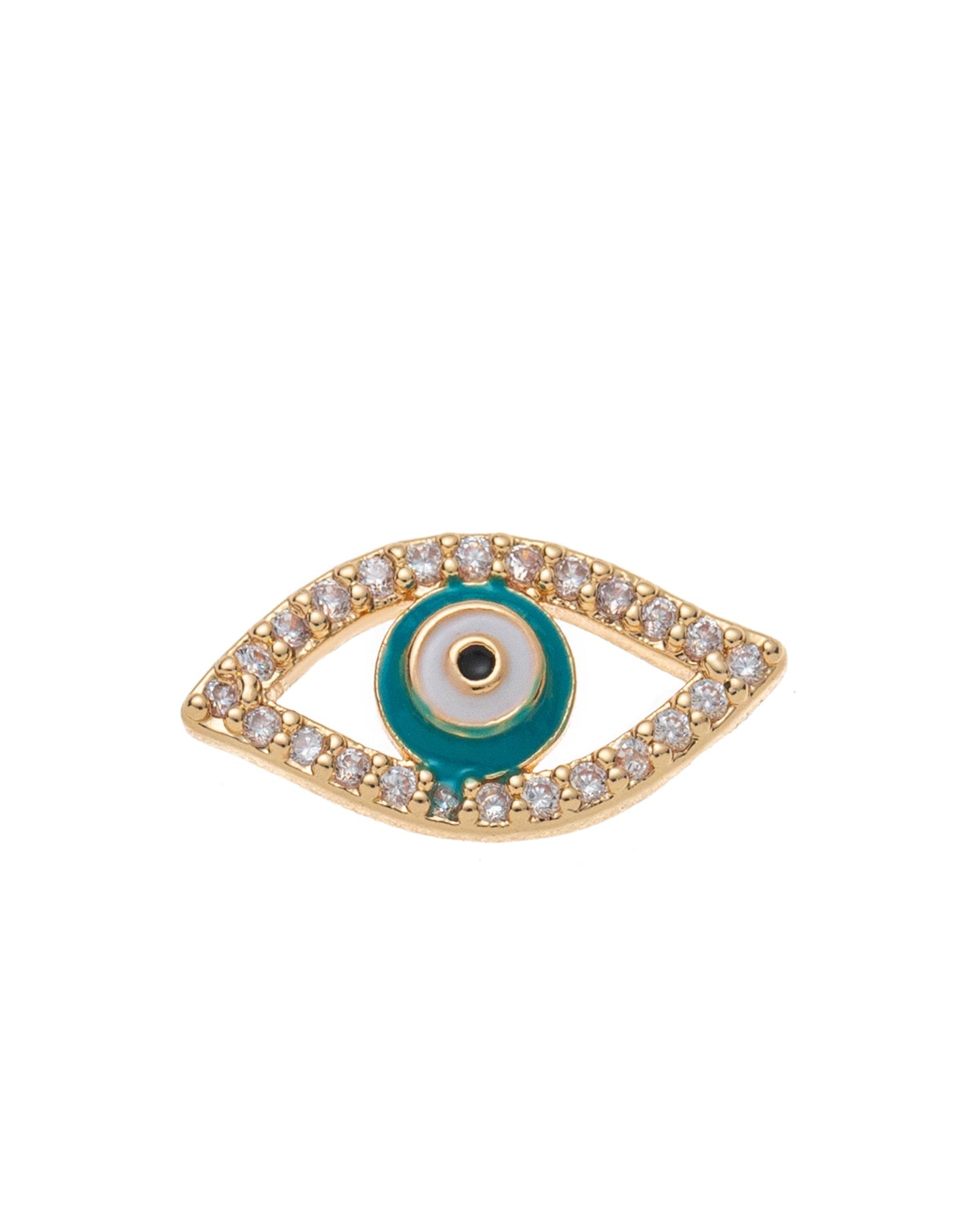 Dije mini de ojo turco, para collar tipo cofre