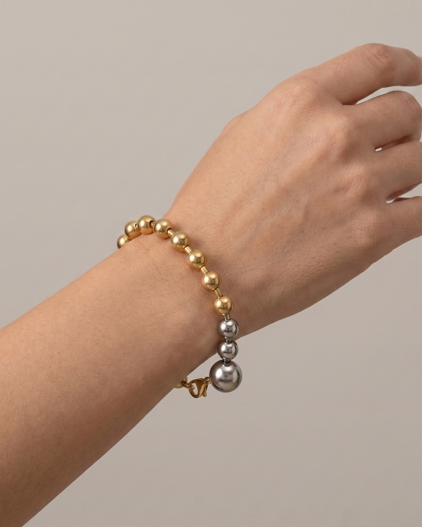 Pulsera de Cuentas Bicolor