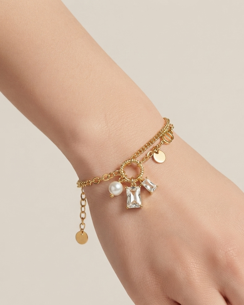 Pulsera con Dijes Colgantes