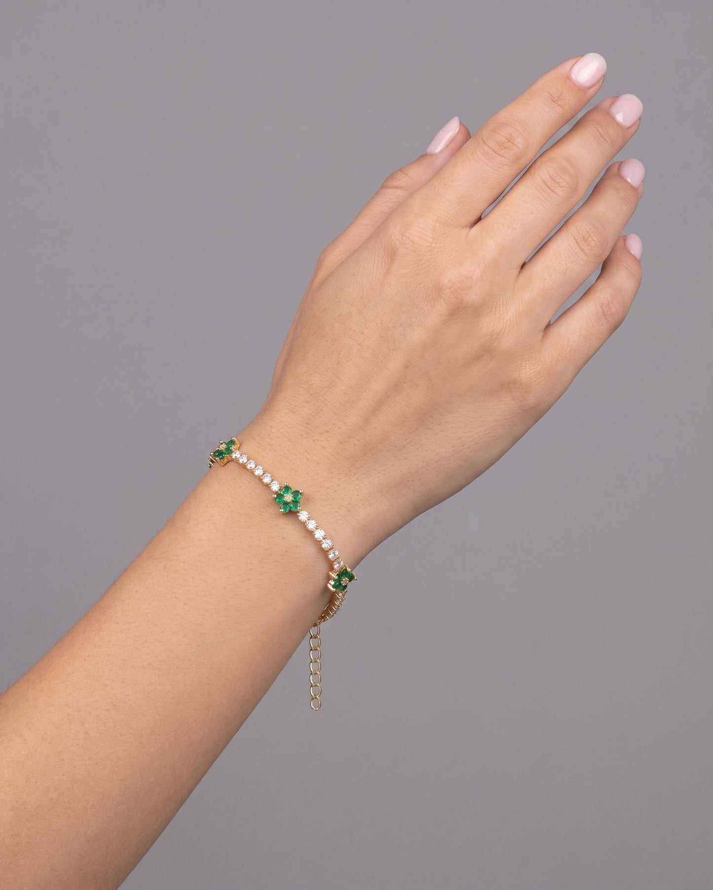 Pulsera Flor de Tennis