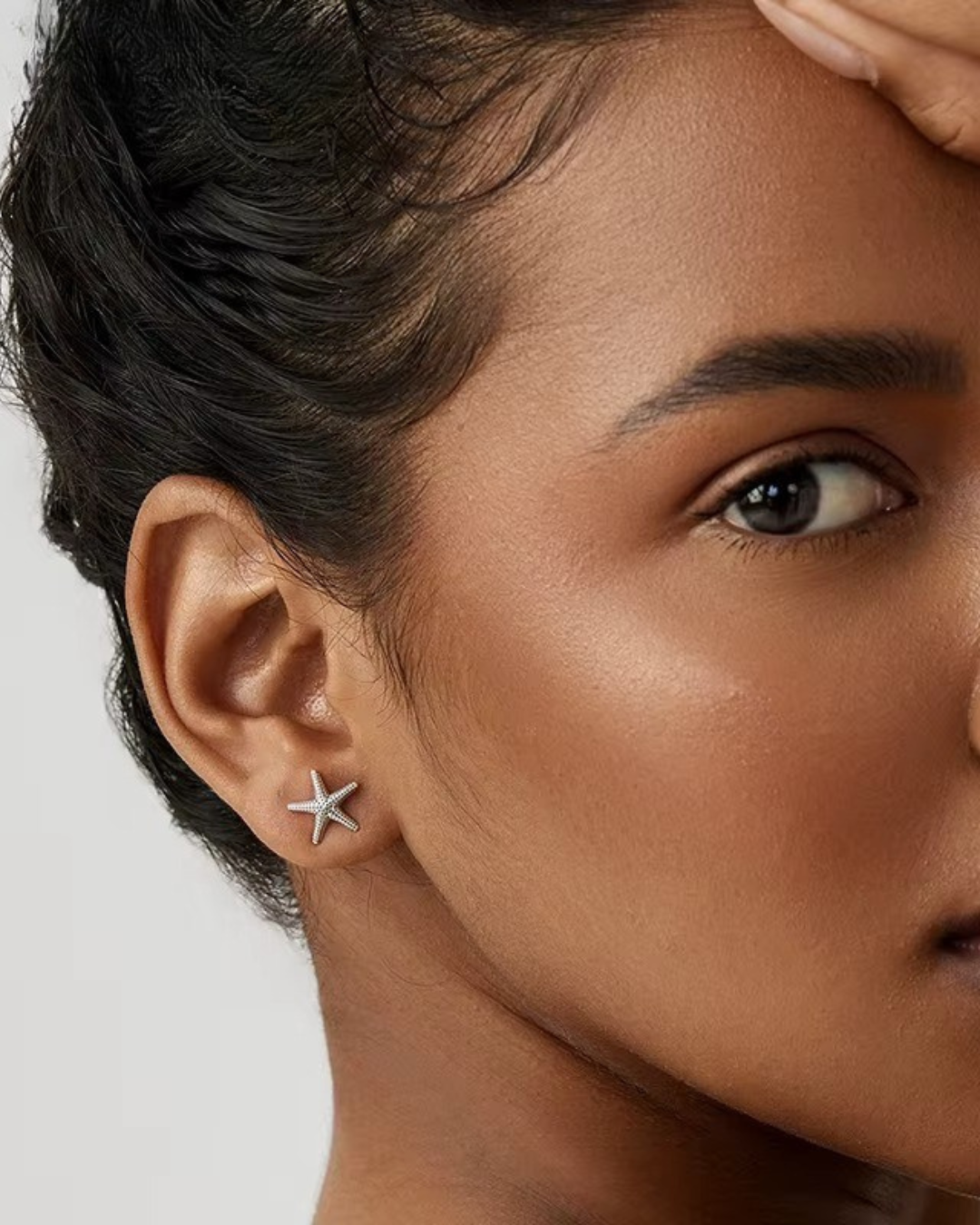 Aretes con Diseño de Estrella de Mar