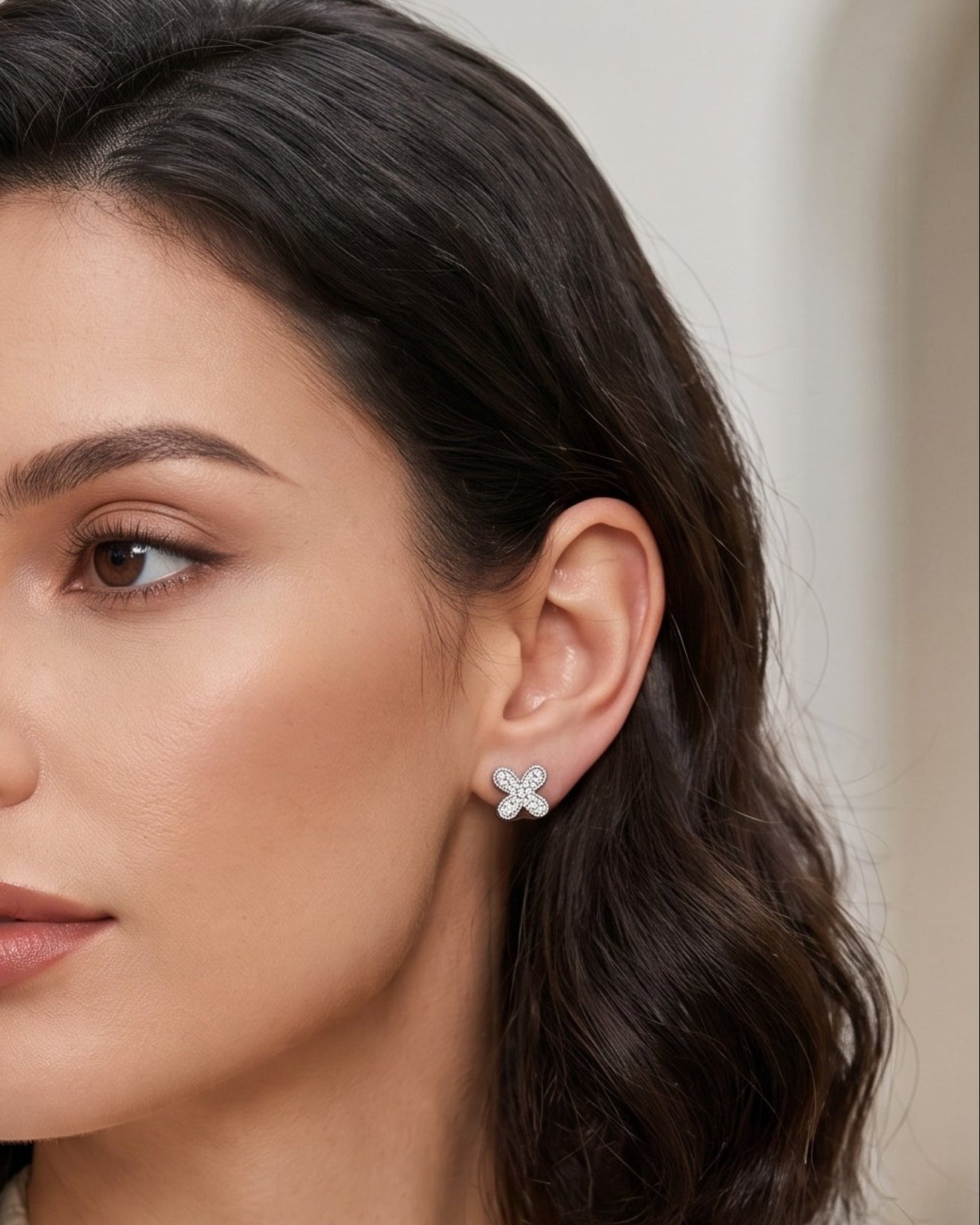 Aretes Flor de Circonita