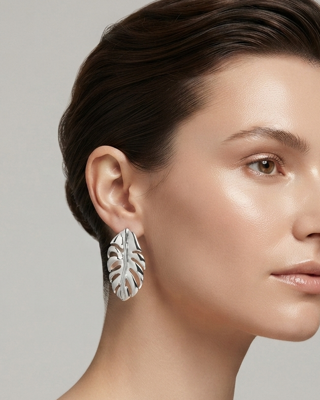 Aretes Hoja Monstera