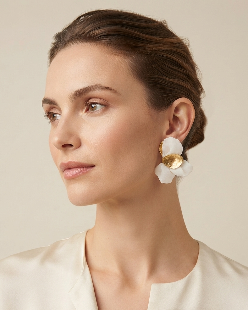 Aretes Jardín Dorado