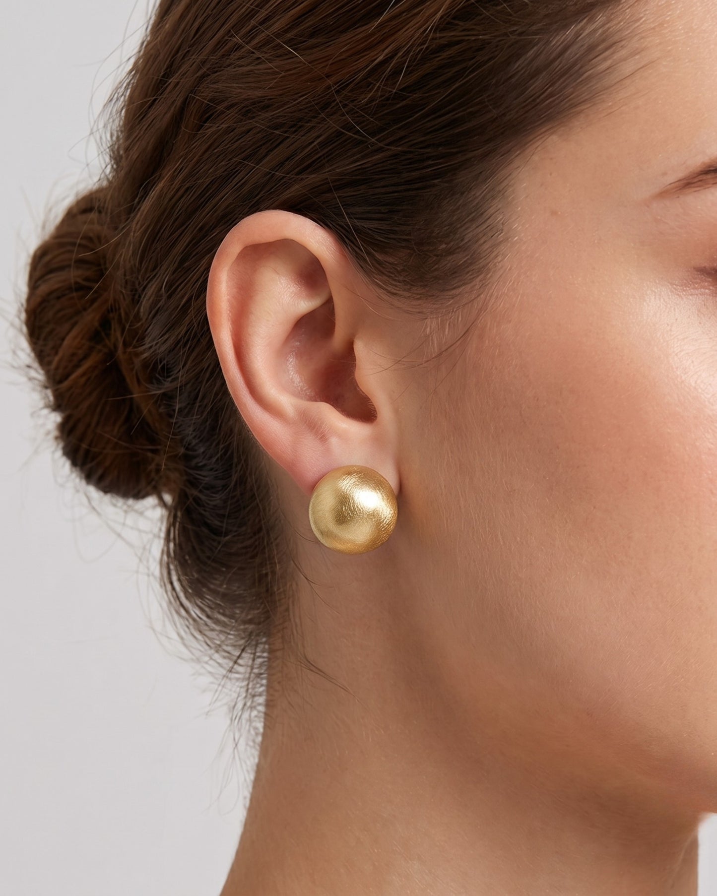 Aretes Esferas Doradas