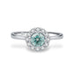 Blue Ocean Sparkle Ring