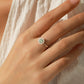 Blue Ocean Sparkle Ring
