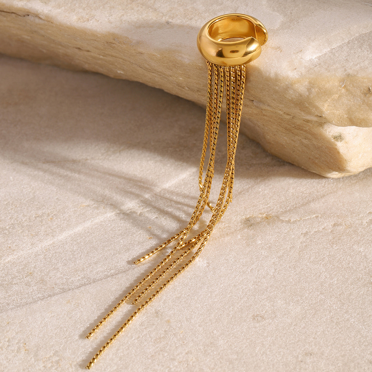Gala Drop Chain Ear Cuff
