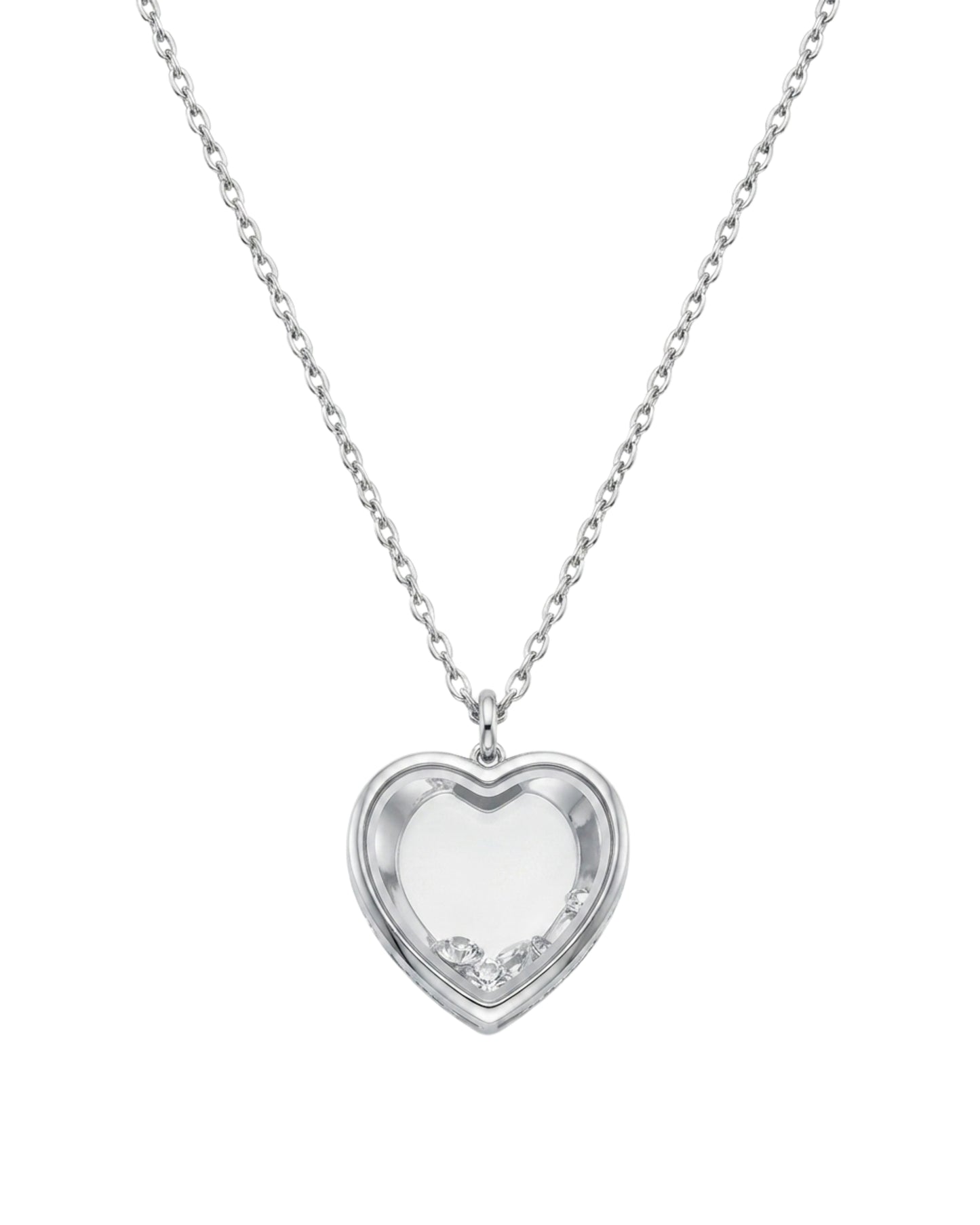 Collar con Dije de Corazón Hueco