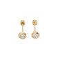 Broquel Disco Sol con Circonia