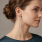 Aretes Colgantes Lineal Baguette