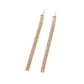 Aretes Colgantes Lineal Baguette