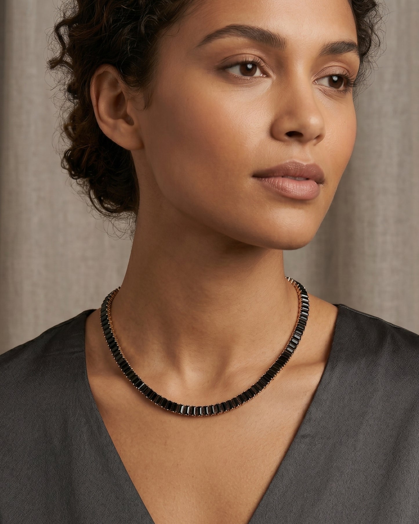 Collar Tennis Rivière Ébano