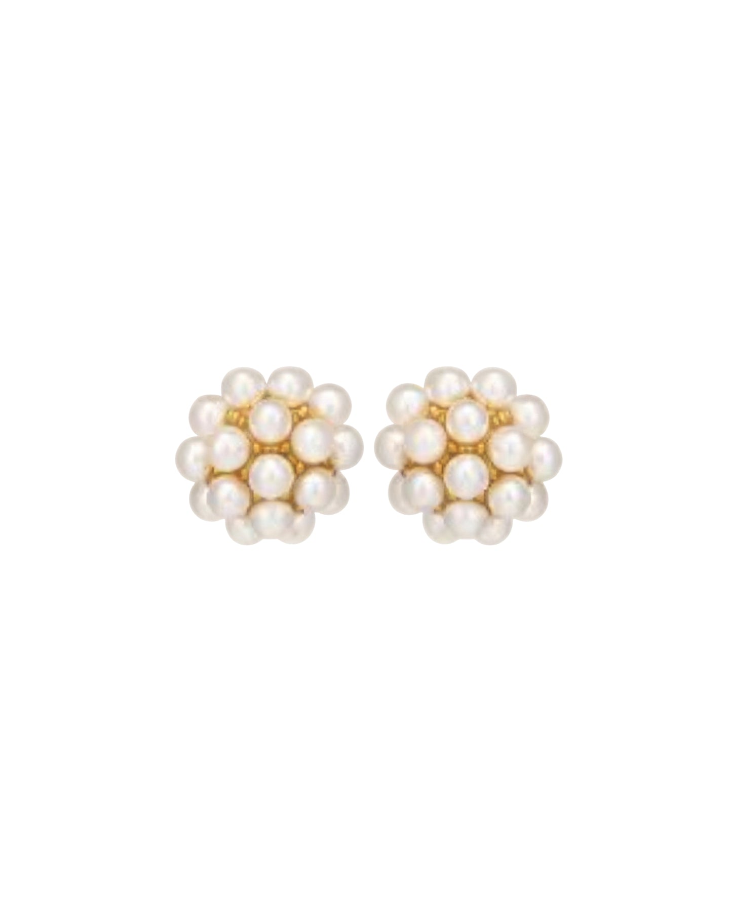 Aretes 'Cluster' de Perlas Cultivadas