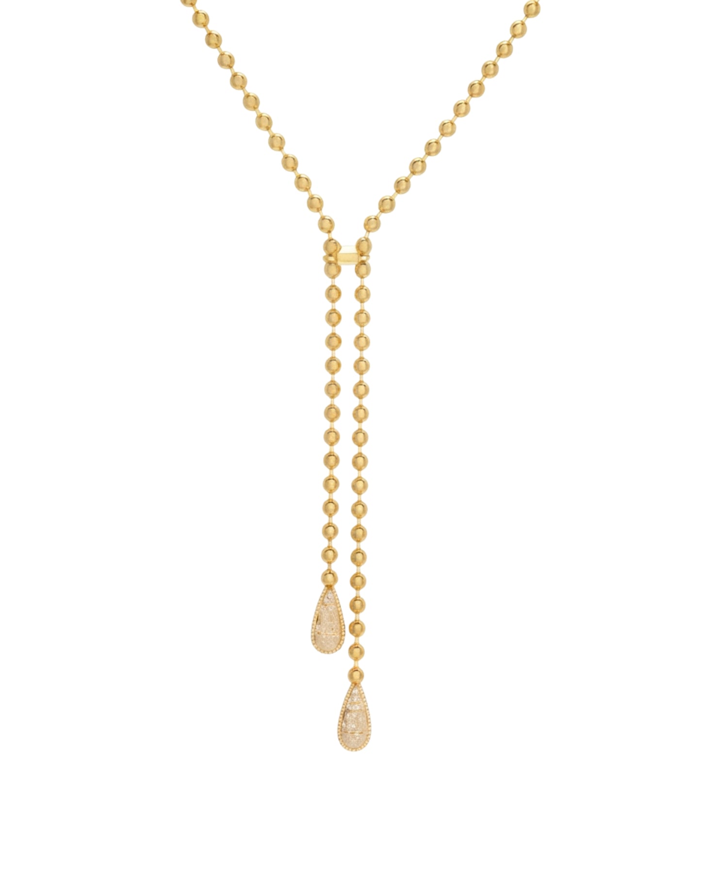 Collar Y-Drop con Dijes de Gotas