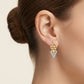 Aretes Geométricos Mosaic Bicolor