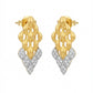 Aretes Geométricos Mosaic Bicolor