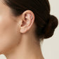 Aretes Curvos Eclipse Dorado