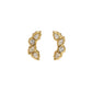 Aretes Curvos Eclipse Dorado