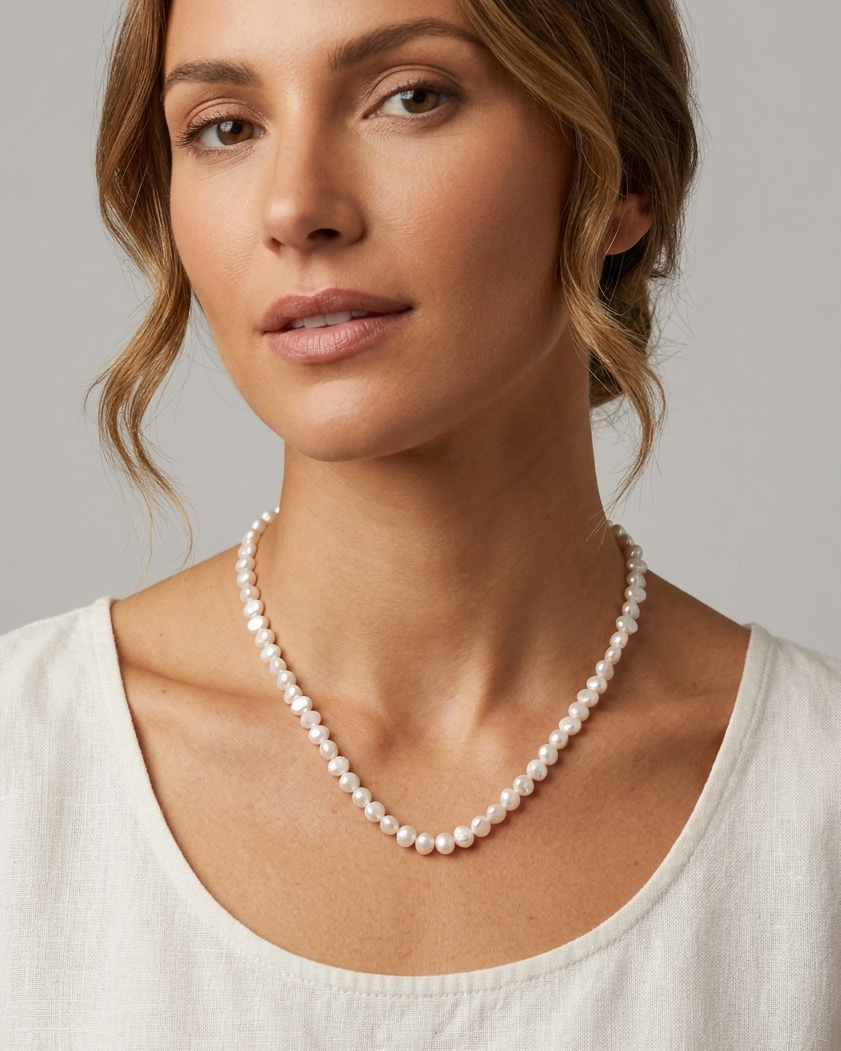 Collar de perlas cultivadas