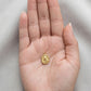 Medallón de relieve femenino en dorado