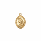 Medallón de relieve femenino en dorado