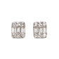 Aretes Rectangulares Corte Baguette