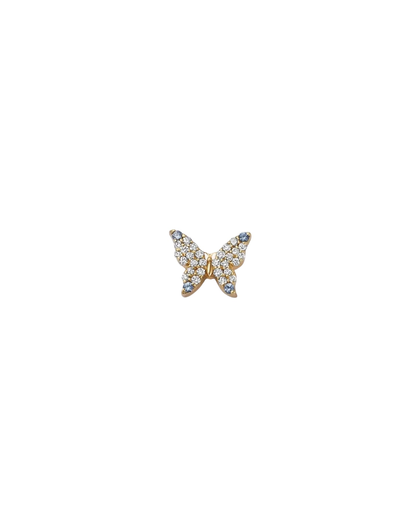 Dije de mariposa color dorado