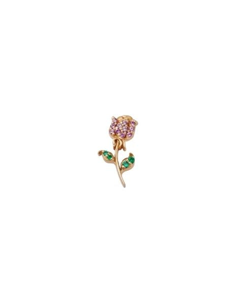 Pulsera de Eslabones con Cristal Cofre de Corazón