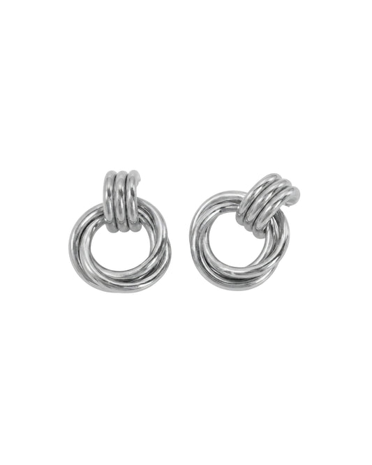 Aretes Aros Entrelazados