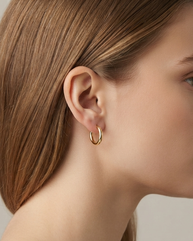Aretes de Aro Clásicos