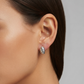 Aretes Plateados Trenzados