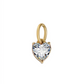 Dije heart en corte brillante