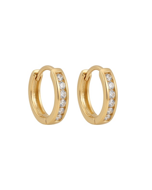 Huggies Cristal en Oro 10K