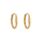 Huggies Tiffany Link en Oro Dorado 10K