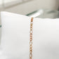Pulsera de eslabón Figaro tricolor en oro 14K