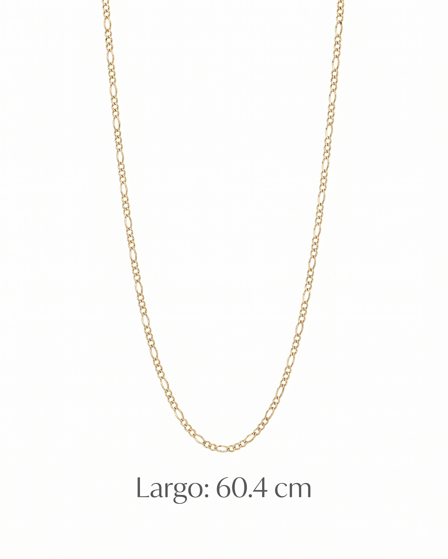 Cadena Figaro en oro 10K