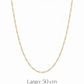 Cadena Cartier de diseño lineal y estética minimalista en oro 10K