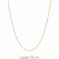 Cadena Figaro de eslabones clásicos en oro 14K