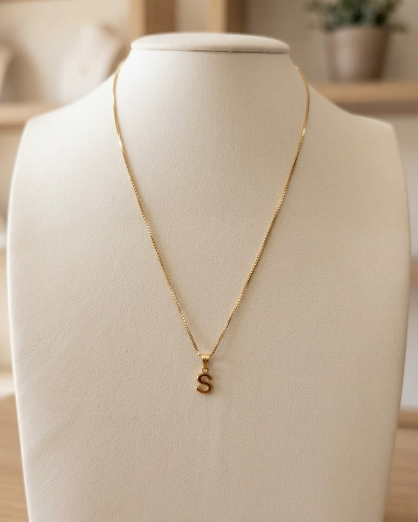 Dije Letra "S" en Oro 10K