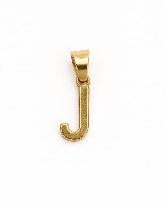 Dije Letra "J" en Oro 10K