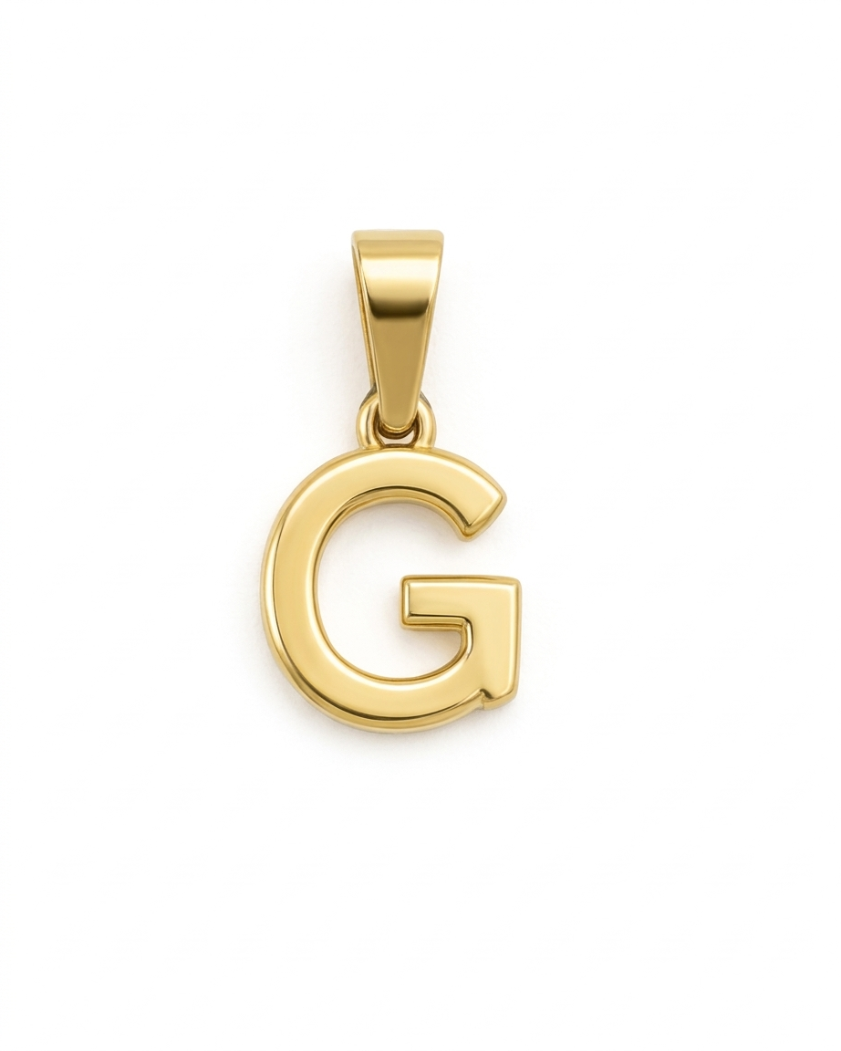 Dije Letra "G" en Oro 10K