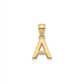 Dije Inicial "A" Minimalista en Oro 10K